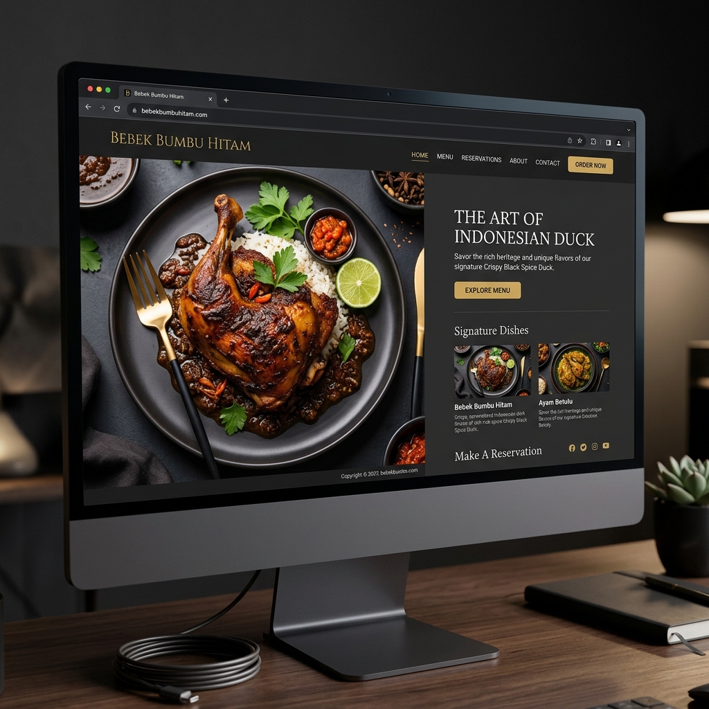 Bebek Bumbu Hitam